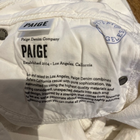 Paige white low waisted jeans size 27 - Picture 7 of 12
